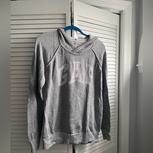 Gap hoodie sweater, gray, size large